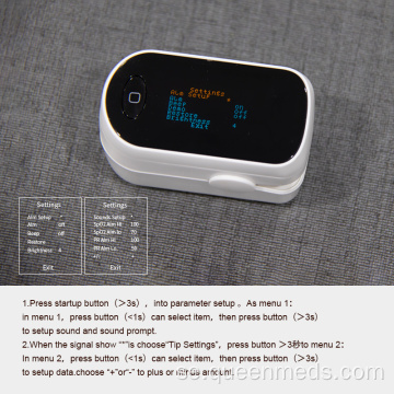 OLED-display smart pulsoximeter